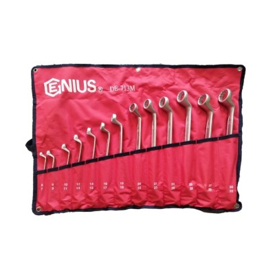 ست آچار 13 عددی دو سر رینگ 6تا32 جنیوس GENIUS مدل DE-713M