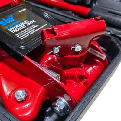 تجهیزات کارگاهی و مکانیکی|جک سوسماری کورسی 2.5 تن دسته گردون اسکای SKY