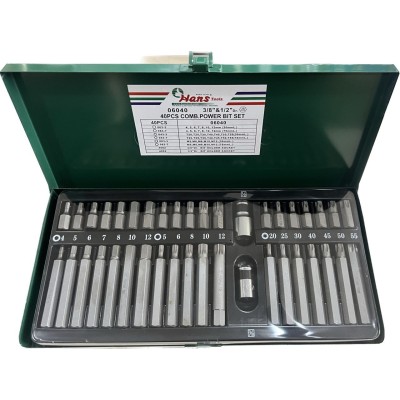 آچار و ابزارآلات دستی|جعبه بیت 40 پارچه هنس HANS مدل 06040