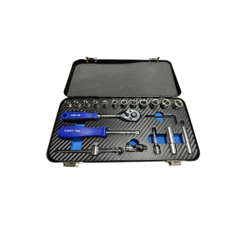 جعبه بکس 21 پارچه درایو 1/4 برند اسکای sky مدل ST-9907