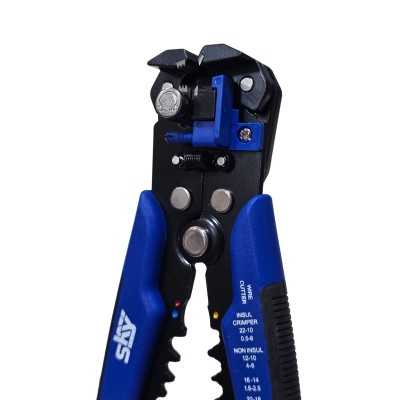 آچار و ابزارآلات دستی|سیم لخت کن و پرس سرسیم اتوماتیک اسکای SKY مدل ST-5572
