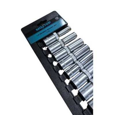 جعبه بکس|جعبه بکس 10 پارچه بلند درایو 1/2 مکستاپ Maxtop