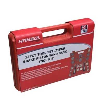تجهیزات کارگاهی و مکانیکی|ست ابزار کالیپر ترمز 21 پارچه هانسول / Hansol