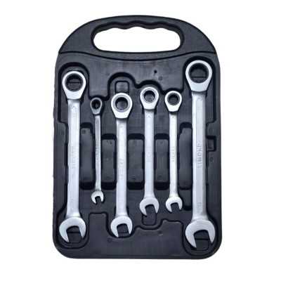 تجهیزات کارگاهی و مکانیکی|ست 7 عددی آچار یکسر رینگی جغجغه ای سیموند Simond