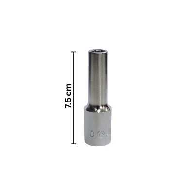 ابزارآلات دستی و انبری1|بکس بلند درایو 1/2 سایز 10 میلیمتر 6 پر هنس HANS