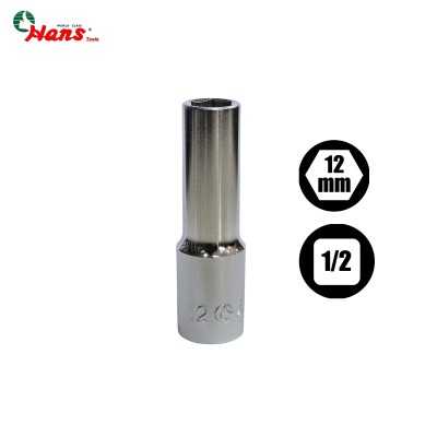 بکس بلند درایو 1/2 سایز 12 میلیمتر 6 پر هنس HANS