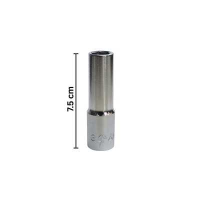 ابزارآلات دستی و انبری1|بکس بلند درایو 1/2 سایز 13 میلیمتر 6 پر هنس HANS