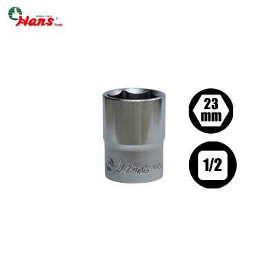 تجهیزات کارگاهی و مکانیکی|بکس کوتاه درایو 1/2 سایز 30 میلیمتر 6 پر هنس HANS