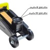تجهیزات کارگاهی و مکانیکی|جک سوسماری 2 تن سبک جعبه دار توربو TURBO