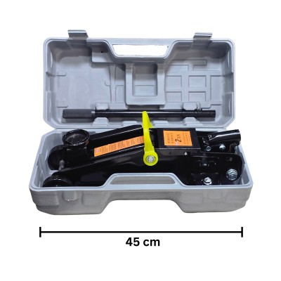 تجهیزات کارگاهی و مکانیکی|جک سوسماری 2 تن سبک جعبه دار توربو TURBO