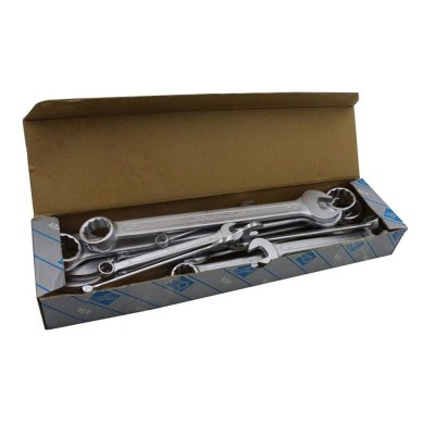 آچار و ابزارآلات دستی|ست آچار 12 عددی یکسر تخت و رینگی سایزهای 8تا22 آتا ATA مدل BX1200