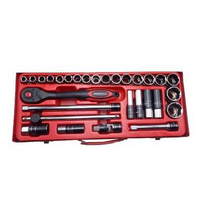 تجهیزات کارگاهی و مکانیکی|جعبه بکس 29 پارچه درایو 1/2 اسموس SMOOS مدل M4C-29