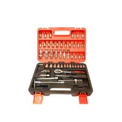 جعبه بکس 53 پارچه درایو 1/4 برند تات TAT TOOLS