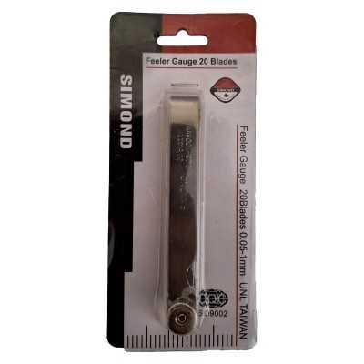 مجموعه 20 عددی آچار فیلر سیموند کد SF01-9002