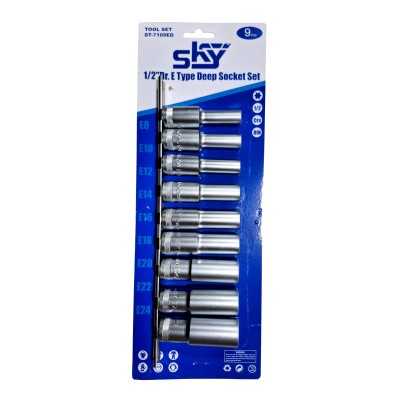 ست 9 پارچه بکس بلند درایو 1/2 سری E اسکای SKY مدل ST-7109ED
