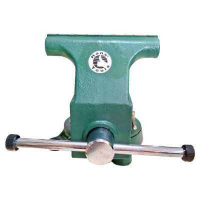 تجهیزات کارگاهی و مکانیکی|گیره رومیزی گردان 6 اینچ سایز 150 هنس Hans مدل 5411-06