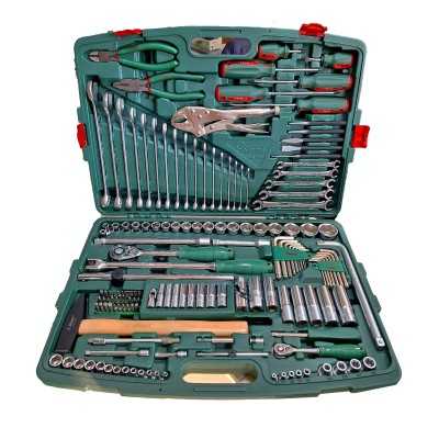 تجهیزات کارگاهی و مکانیکی|کیف ابزار 158 پارچه هنس Hans مدل TK-158V