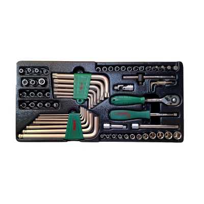 تجهیزات کارگاهی و مکانیکی|جعبه ابزار 116 پارچه هنس Hans مدل TTBK-116LT